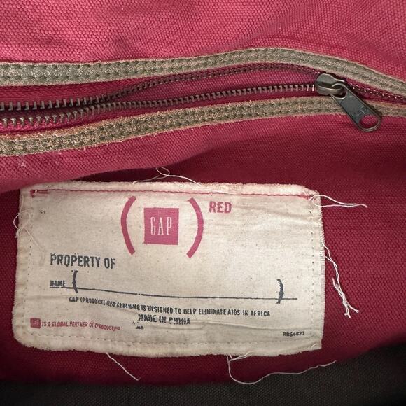 Vintage GAP Tote Bag Rugged Cotton Canvas Utility Workwear Gorp Military Y2K - Picture 10 of 12